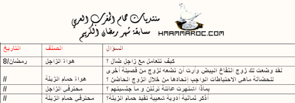  اسئلة اليوم8 من المسابقة الرمضانية الخاصة بالحمام     810_600x800